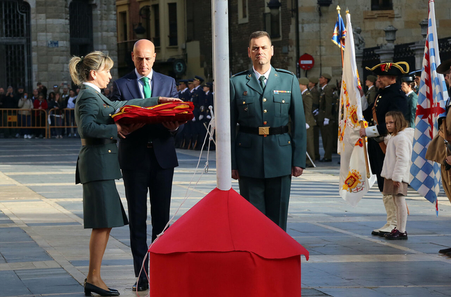 El izado de la Bandera Nacional abre los actos de la Patrona de la Guardia Civil el próximo lunes