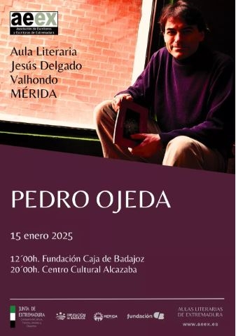 Pedro Ojeda en el Aula Literaria “Jesús Delgado Valhondo”