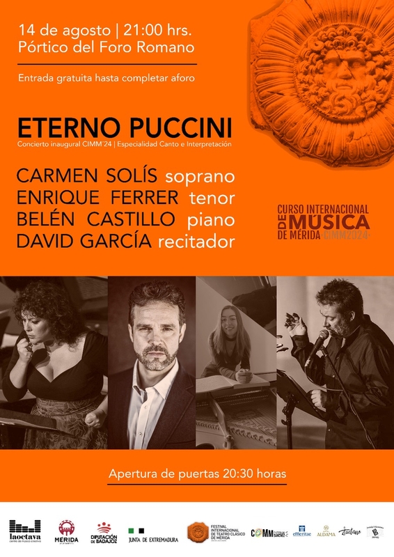 Un concierto de Puccini en el Pórtico del Foro abre el Curso Internacional de Música que organiza La Octava