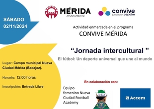 El Campo de Fútbol de Nueva Ciudad acoge el sábado la Jornada de Interculturalidad con partidos de fútbol