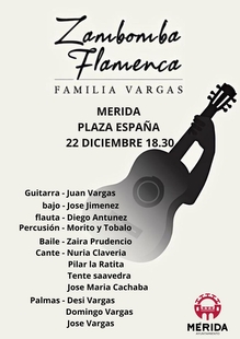 La Familia Vargas y su Zambomba Flamenca en la Plaza de España