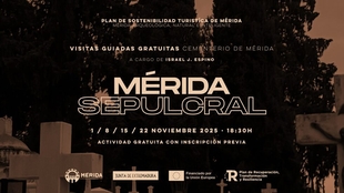 El Ayuntamiento de Mérida organiza, todos los sábados del mes de noviembre, las visitas guiadas gratuitas “Mérida sepulcral”