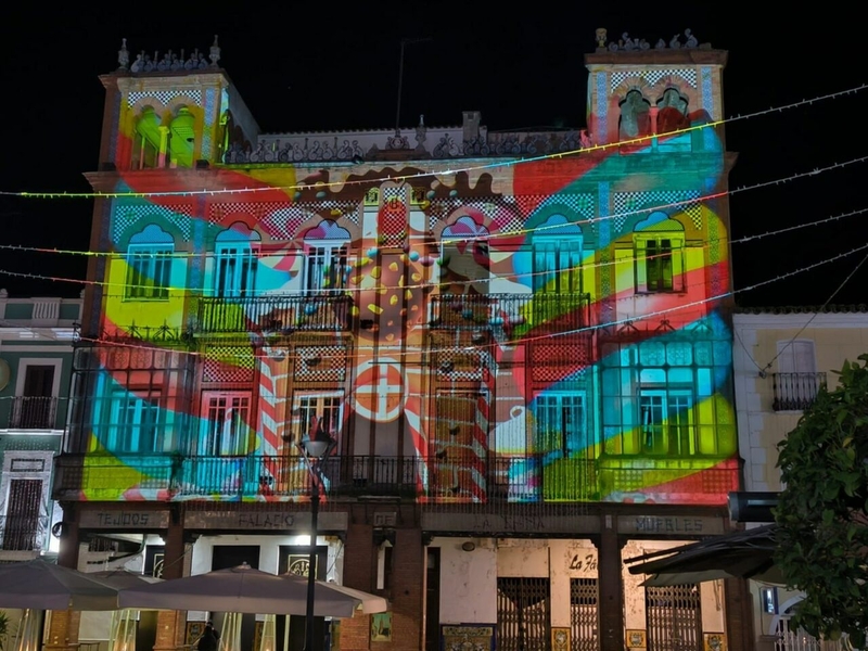 Un gran videomapping navideño se proyectará en la fachada del Palacio de la China durante esta semana