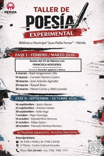 El taller de poesía experimental de la Biblioteca Municipal presenta esta semana una ponencia de Francisca Noguerol