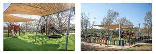 El Alcalde visita el nuevo parque infantil y área saludable de El Prado