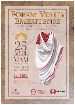 El Ayuntamiento de Mérida impulsa Forum Vestis Emeritense para fomentar la reutilización de indumentaria romana en Emerita Lvdica