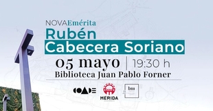 El arquitecto emeritense, Rubén Cabecera Soriano, abre el ciclo de conferencias «Nova Emérita»