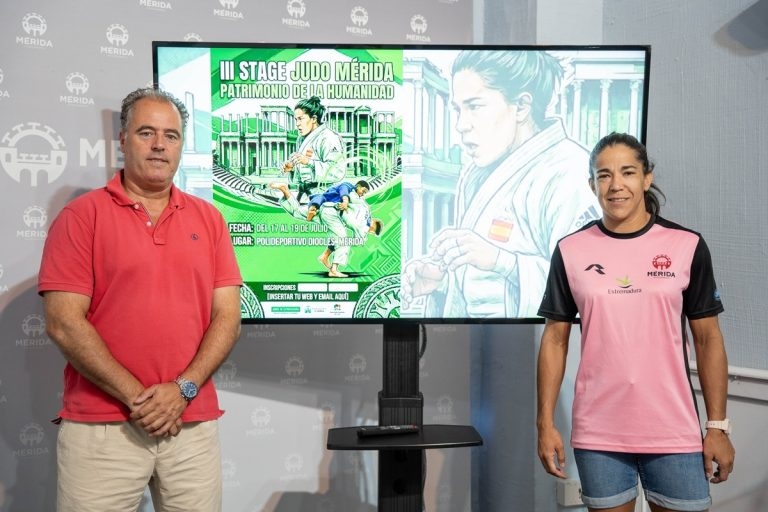 Cien judocas se darán cita en el III Stage “Mérida Patrimonio de la Humanidad” de Cristina Cabaña