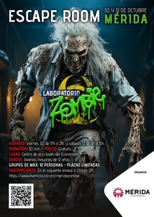 El Centro de Ocio Joven ‘El Economato’ acoge este fin de semana un escape room de temática zombi